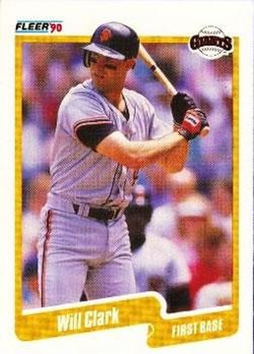 #54 Will Clark - San Francisco Giants - 1990 Fleer Canadian Baseball