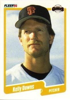 #55 Kelly Downs - San Francisco Giants - 1990 Fleer Canadian Baseball