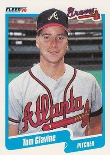 #583 Tom Glavine - Atlanta Braves - 1990 Fleer Canadian Baseball