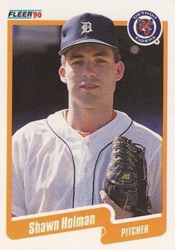 #606 Shawn Holman - Detroit Tigers - 1990 Fleer Canadian Baseball
