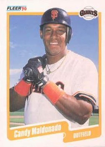 #62 Candy Maldonado - San Francisco Giants - 1990 Fleer Canadian Baseball