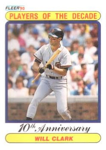 #630 Will Clark - San Francisco Giants - 1990 Fleer Canadian Baseball