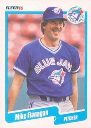 #81 Mike Flanagan - Toronto Blue Jays - 1990 Fleer Canadian Baseball