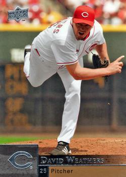 #595 Dave Weathers - Cincinnati Reds - 2009 Upper Deck Baseball