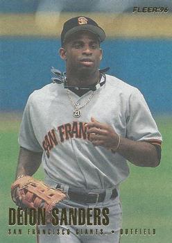 595 Deion Sanders - San Francisco Giants - 1996 Fleer Baseball