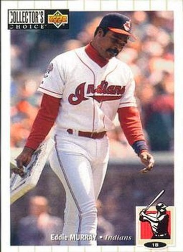 #595 Eddie Murray - Cleveland Indians - 1994 Collector's Choice Baseball