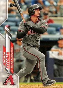 #595 Eduardo Escobar - Arizona Diamondbacks - 2020 Topps Baseball