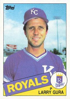 #595 Larry Gura - Kansas City Royals - 1985 Topps Baseball