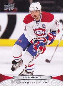 #103 Brian Gionta - Montreal Canadiens - 2011-12 Upper Deck Hockey