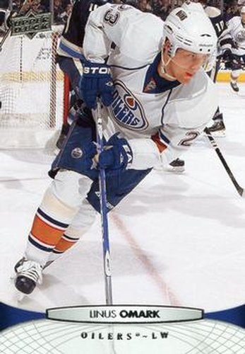#130 Linus Omark - Edmonton Oilers - 2011-12 Upper Deck Hockey