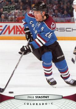 #154 Paul Stastny - Colorado Avalanche - 2011-12 Upper Deck Hockey