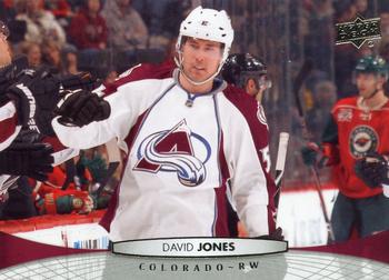 #157 David Jones - Colorado Avalanche - 2011-12 Upper Deck Hockey