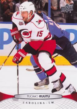 #171 Tuomo Ruutu - Carolina Hurricanes - 2011-12 Upper Deck Hockey