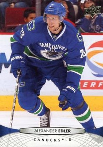 #17 Alexander Edler - Vancouver Canucks - 2011-12 Upper Deck Hockey
