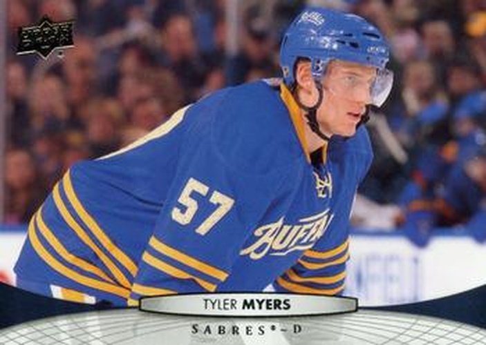 #183 Tyler Myers - Buffalo Sabres - 2011-12 Upper Deck Hockey