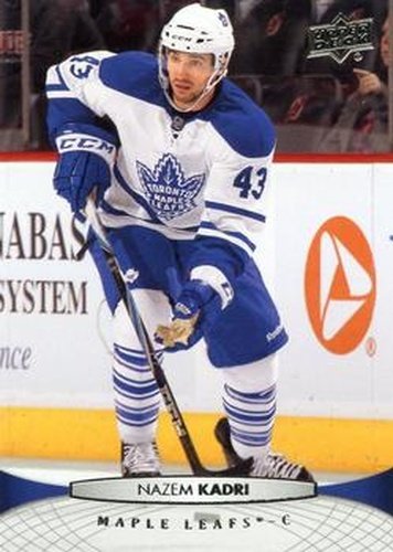 #22 Nazem Kadri - Toronto Maple Leafs - 2011-12 Upper Deck Hockey