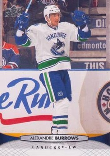 #267 Alexandre Burrows - Vancouver Canucks - 2011-12 Upper Deck Hockey