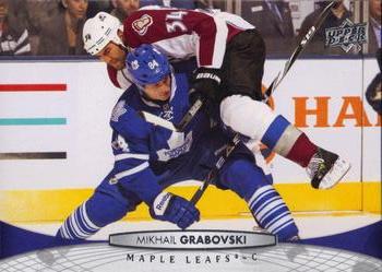 #276 Mikhail Grabovski - Toronto Maple Leafs - 2011-12 Upper Deck Hockey