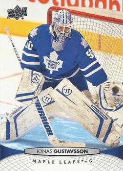 #277 Jonas Gustavsson - Toronto Maple Leafs - 2011-12 Upper Deck Hockey