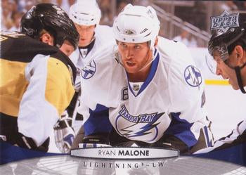 #27 Ryan Malone - Tampa Bay Lightning - 2011-12 Upper Deck Hockey