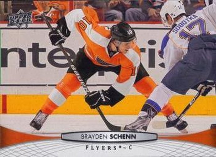 #315 Brayden Schenn - Philadelphia Flyers - 2011-12 Upper Deck Hockey