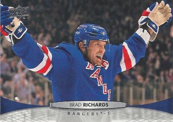#328 Brad Richards - New York Rangers - 2011-12 Upper Deck Hockey