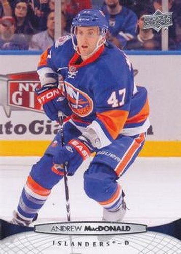 #335 Andrew MacDonald - New York Islanders - 2011-12 Upper Deck Hockey