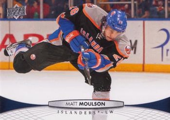 #336 Matt Moulson - New York Islanders - 2011-12 Upper Deck Hockey