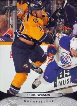 #352 Colin Wilson - Nashville Predators - 2011-12 Upper Deck Hockey