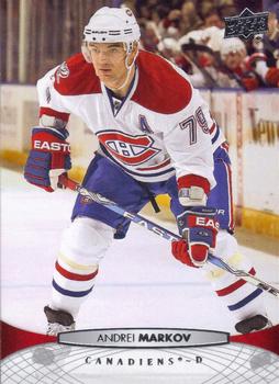 #359 Andrei Markov - Montreal Canadiens - 2011-12 Upper Deck Hockey
