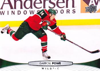 #365 Darroll Powe - Minnesota Wild - 2011-12 Upper Deck Hockey