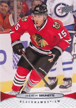 #413 Andrew Brunette - Chicago Blackhawks - 2011-12 Upper Deck Hockey