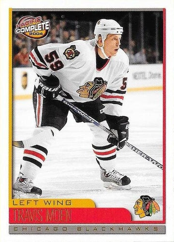 #596 Travis Moen - Chicago Blackhawks - 2003-04 Pacific Complete Hockey