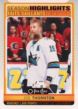 #596 Joe Thornton - Toronto Maple Leafs - 2021-22 O-Pee-Chee Hockey