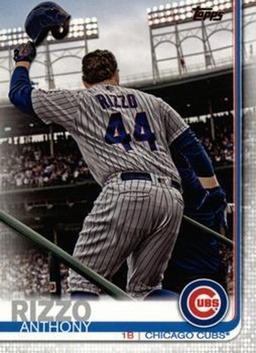 #596b Anthony Rizzo - Chicago Cubs - 2019 Topps Baseball