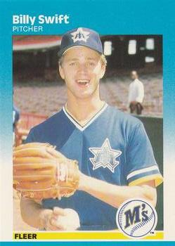 #597 Billy Swift - Seattle Mariners - 1987 Fleer Baseball