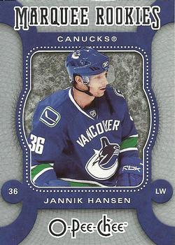 #597 Jannik Hansen - Vancouver Canucks - 2007-08 O-Pee-Chee Hockey