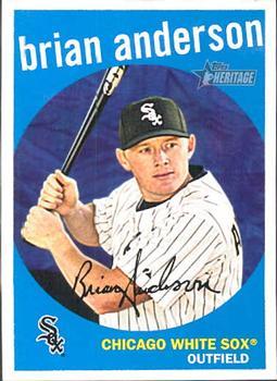 #598 Brian Anderson - Chicago White Sox - 2008 Topps Heritage Baseball