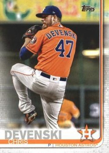 #598 Chris Devenski - Houston Astros - 2019 Topps Baseball