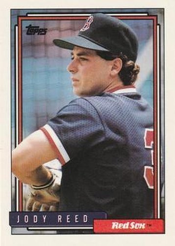 #598 Jody Reed - Boston Red Sox - 1992 Topps Baseball