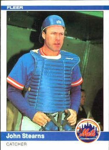#598 John Stearns - New York Mets - 1984 Fleer Baseball