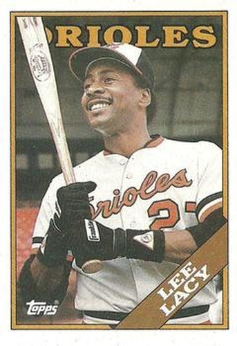 #598 Lee Lacy - Baltimore Orioles - 1988 Topps Baseball