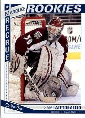 #598 Sami Aittokallio - Colorado Avalanche - 2013-14 O-Pee-Chee Hockey