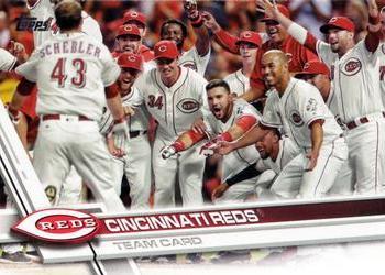#599 Cincinnati Reds - Cincinnati Reds - 2017 Topps Baseball