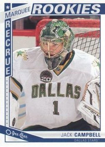 #599 Jack Campbell - Dallas Stars - 2013-14 O-Pee-Chee Hockey