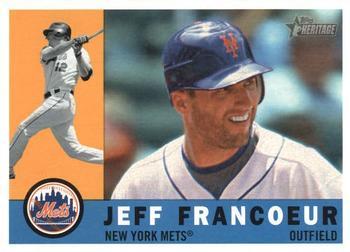 #599 Jeff Francoeur - New York Mets - 2009 Topps Heritage Baseball