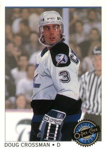 #59 Doug Crossman - Tampa Bay Lightning - 1992-93 O-Pee-Chee Premier Hockey