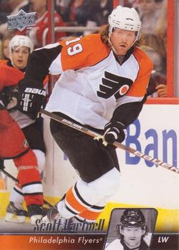 #59 Scott Hartnell - Philadelphia Flyers - 2010-11 Upper Deck Hockey