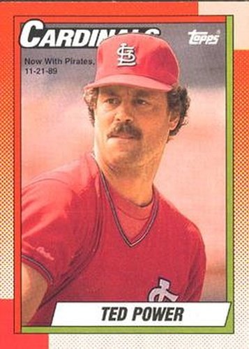 #59 Ted Power - Pittsburgh Pirates - 1990 O-Pee-Chee Baseball