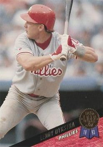 #59 Lenny Dykstra - Philadelphia Phillies - 1993 Leaf Baseball